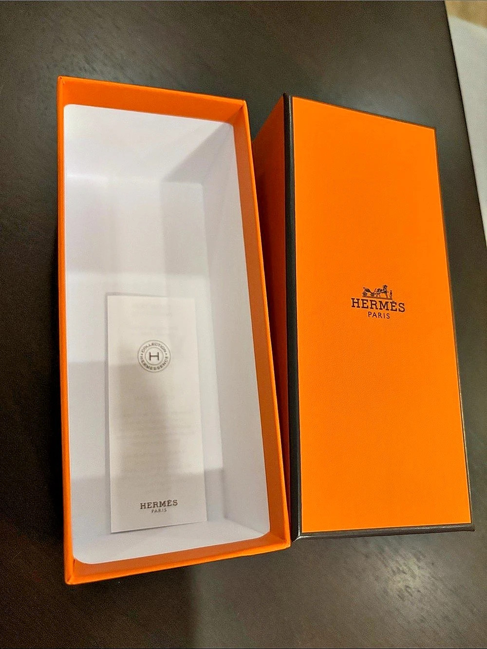 Hermès Empty Orange perfume Box